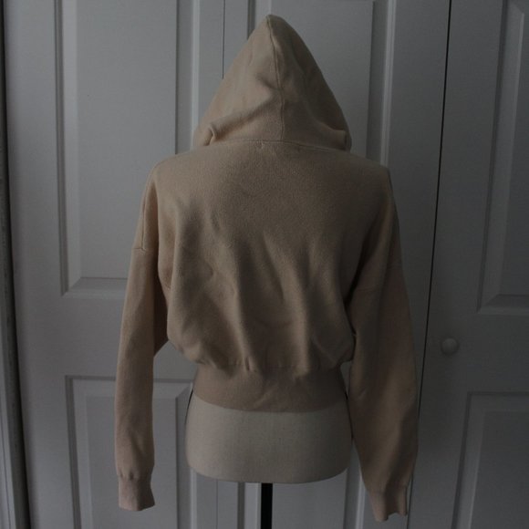 Forever 21 Beige Cropped Hoodie - Picture 5 of 9